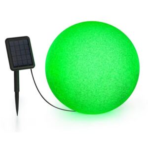 Blumfeldt Shinestone Solar 40, lampa w kształcie kuli, panel słoneczny, śr. 40 cm, RGB-LED, IP68, akumulator