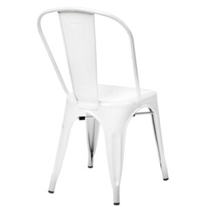 Megismeble.pl Krzesło Paris białe inspirowane Tolix