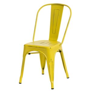 Megismeble.pl Krzesło Paris Antique żółte