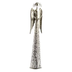 Metalowy aniołek dekoracyjny Dakls Angel, wys. 9 cm