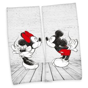 Herding zestaw 2 ręczników Mickey i Minnie 80x180 cm # Darmowa dostawa na małe paczki od 199 zł! Tylko do 21.07.2021!