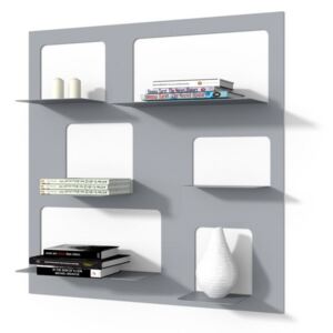 Megismeble.pl Biblioteczka Libra 3 szara