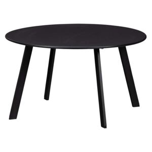 Czarny metalowy stolik kawowy Fer 70cm Wood