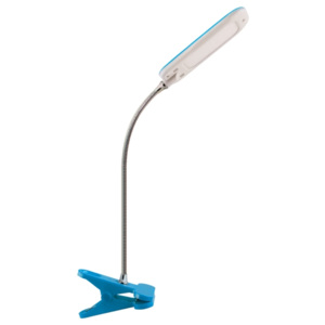 Lampa biurkowa LED Struhm Dori clip 1 x 6 W blue
