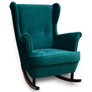 Bujany fotel na płozach do salonu - Amiger 3X 57 kolorów