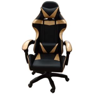 Krzesło Biurowe Gaming 40 czarno - złote