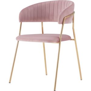 Krzesło Aria różowe