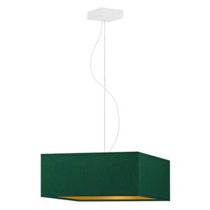 Kwadratowa lampa wisząca z białym stelażem - EX359-Sangriv - 5 kolorów