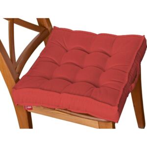 Siedzisko Kuba na krzesło DEKORIA Loneta, czerwony, 50x50x10 cm