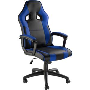 Fotel biurowy Senpai czarny/niebieski