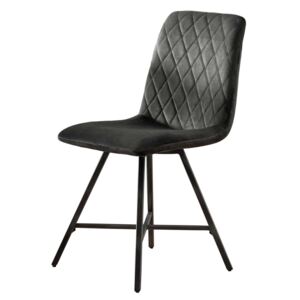 Krzesło Silkan 54x88 cm antracytowe