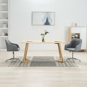 Krzesło obrotowe PERVOI, szare, 53x55x92 cm