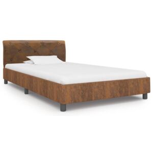 Rama łóżka PERVOI, brązowa, 100x200 cm