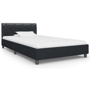 Rama łóżka PERVOI, czarna, 100x200 cm