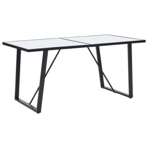 Stół jadalniany vidaXL, 140x70x75 cm, biały