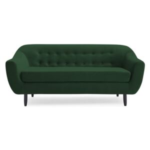 Zielona sofa 3-osobowa Vivonita Laurel