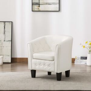 Fotel VIDAXL, biały, 57x64x70 cm