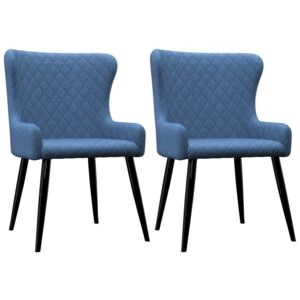 Krzesła jadalniane VIDAXL, niebieskie, 2 szt