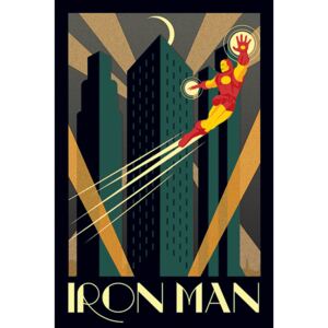 Plakat, Obraz Marvel Deco - Iron man, (61 x 91,5 cm)