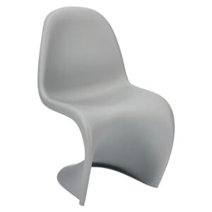 Designerskie krzesło jasnoszare - Dizzel