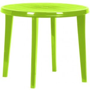 Okrągły stół z tworzywa sztucznego LISA - light green