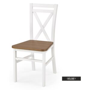 Krzesło Milares białe - olcha