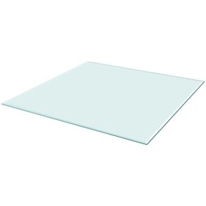 Blat stołu szklany, kwadratowy 800x800 mm
