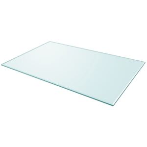 Blat stołu szklany, prostokątny 1000x620 mm