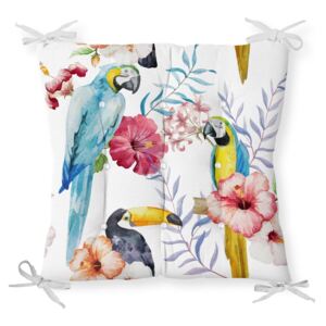 Poduszka na krzesło z domieszką bawełny Minimalist Cushion Covers Jungle Birds, 40x40 cm