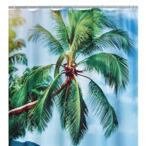 RIDDER Zasłona prysznicowa Palm Beach, poliester, 180 x 200 cm