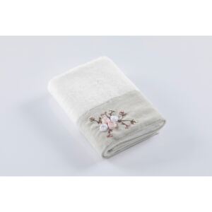 Kremowy ręcznik z bawełny Bella Maison Rosie, 50x90 cm