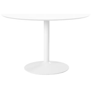 SELSEY Stół do jadalni okrągły Balsamita średnica 110 cm biały