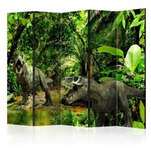 SELSEY Parawan 5-częściowy - Dinozaury w dżungli