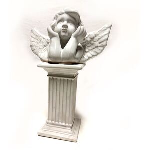 Ceramiczny anioł na stojaku