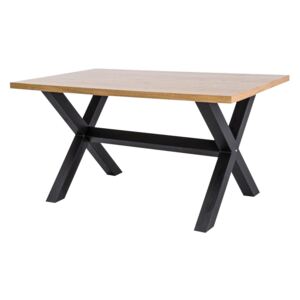 SELSEY Stół Holeby 180x90 cm z poziomym wzmocnieniem podstawy