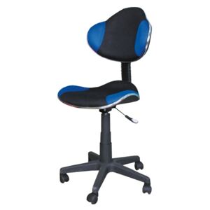 SELSEY Fotel biurowy Morild czarno-niebieski