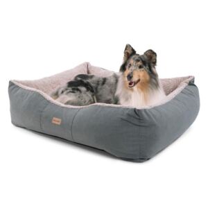 Brunolie Emma, legowisko/kosz dla psa, możliwość prania, antypoślizgowe, oddychające, materac dwustronny, poduszka, rozmiar L (100 x 30 x 90 cm)