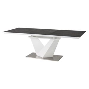 SELSEY Stół rozkładany Aramoko 120-180x80 cm z efektem kamienia