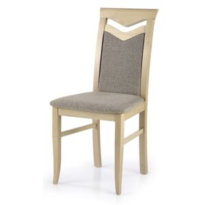 SELSEY Krzesło tapicerowane Labinci dąb sonoma