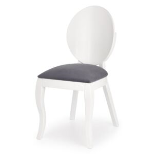 SELSEY Krzesło Asumen biało - szare