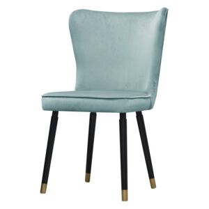 SELSEY Krzesło tapicerowane Colexio błękitne