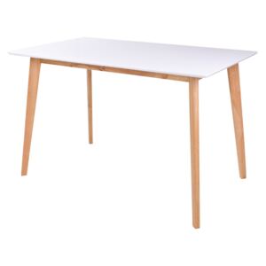 SELSEY Stół Bignus 120x70 cm na drewnianej podstawą