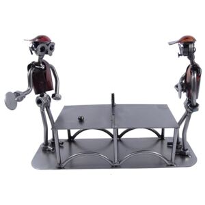 Metalowa figurka Ping pong, tenis stołowy. Prezent lub trofeum