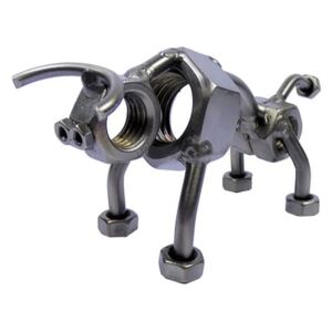 Metalowa figurka Byk. Ciekawy prezent dla miłośnika zwierząt