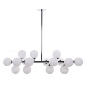 NOWOCZESNA LAMPA WISZĄCA CHROMOWANA PETRICA W16