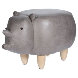 Home&Styling Home&Styling Stołek w kształcie nosorożca, 64 x 35 cm