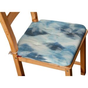 Aquarelle Siedzisko Olek na krzesło, niebiesko - szary, 42x41x3,5 cm
