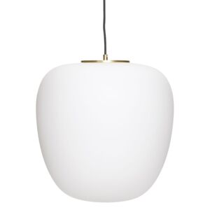 Lampa wisząca szkło Apple White ~ Hubsch