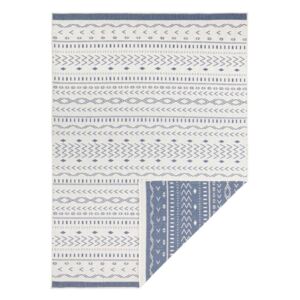 Niebiesko-kremowy dywan odpowiedni na zewnątrz Bougari Kuba, 230x160 cm