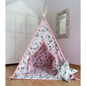 Peonia - tipi, namiot dla dzieci Z matą podłogową